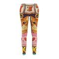 Jackpot 777 Tiger High Fashion Designer Women's Cut & Sew Casual Leggings by GT