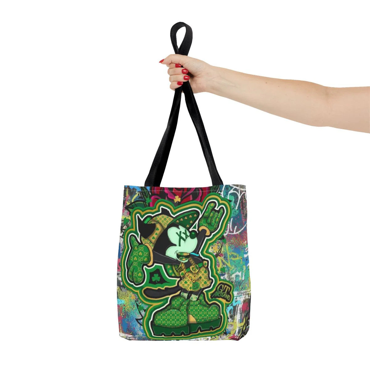 Designer Mouse Urban Legend Splash Tote Bag Designer | All-Over Print by GT