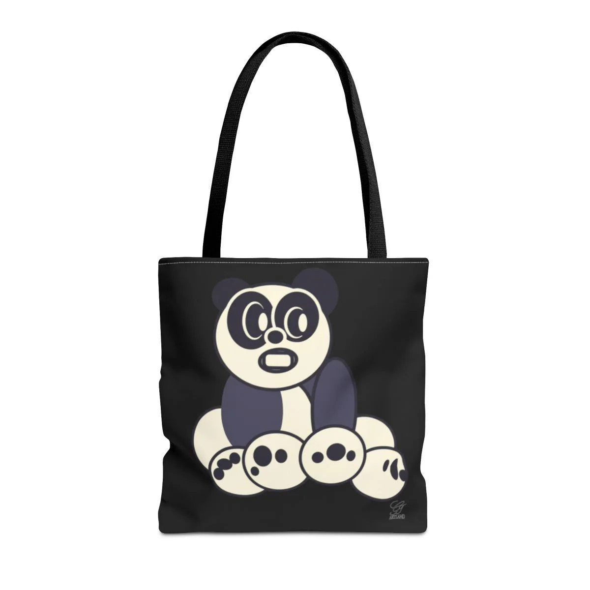 Urban Panda GT Blackout Designer Tote Bag Designer | All-Over Print by GT