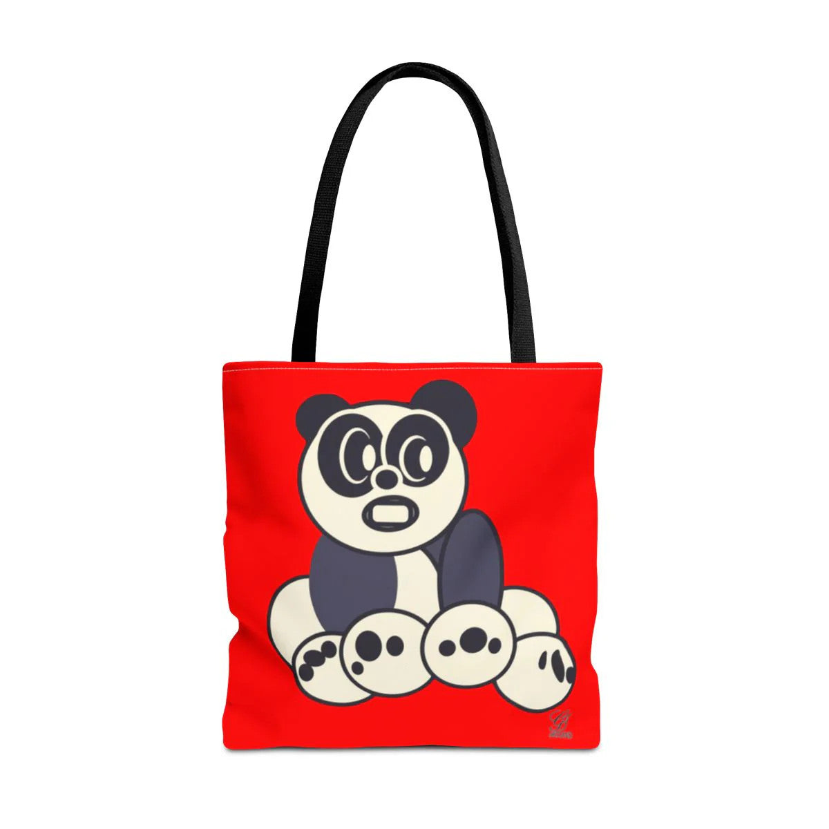 Urban Panda GT Red dye Designer Tote Bag Designer | All-Over Print by GT Artland