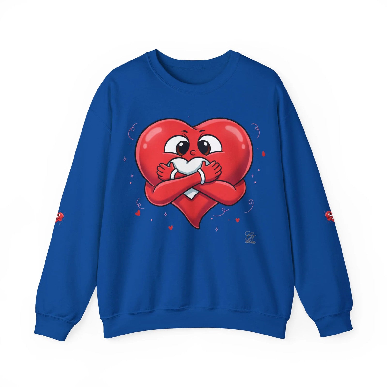 Cute Heart Holding Heart Unisex Heavy Blend™ Crewneck Sweatshirt by GT Artland