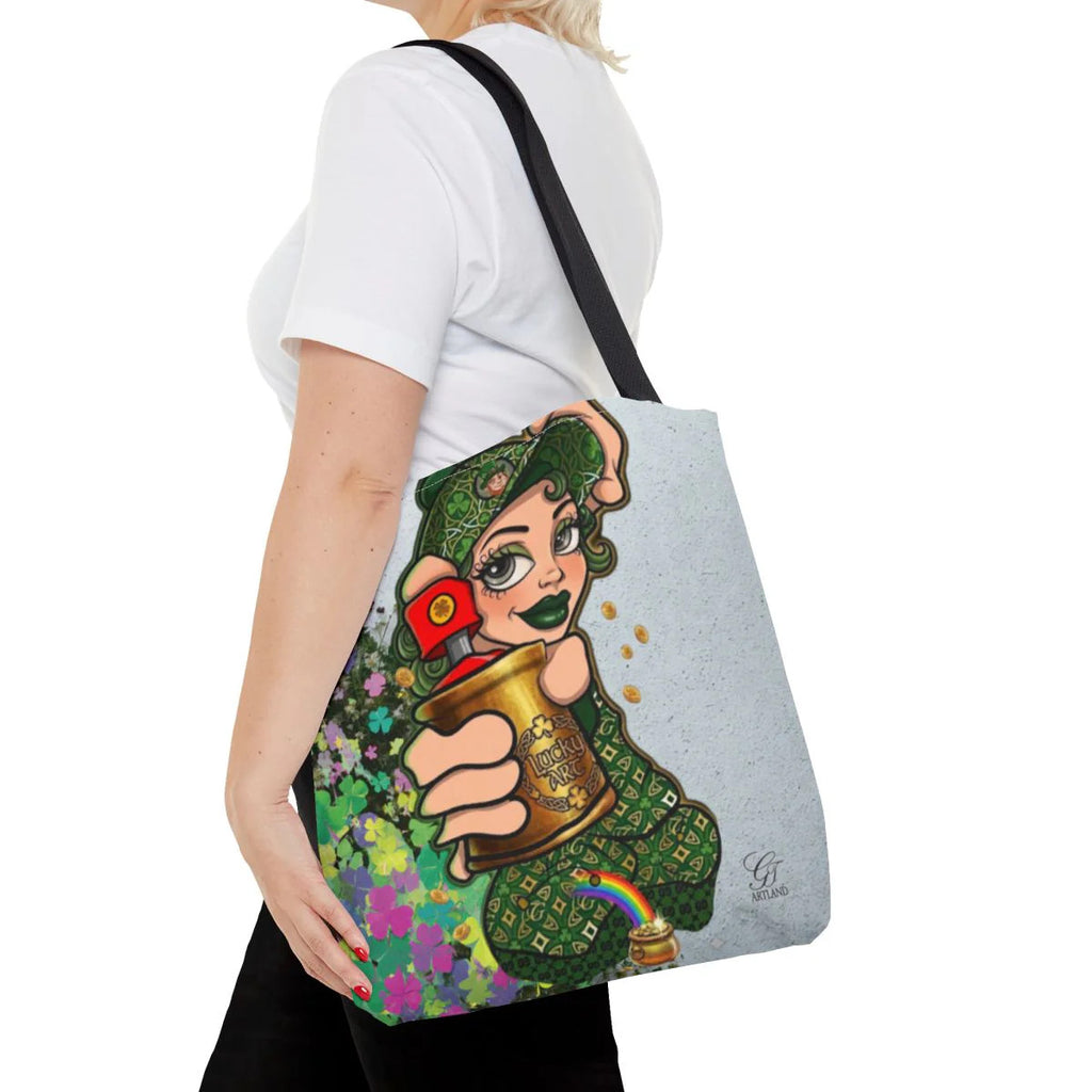 "Lucky Art" Spray Can Vanilla Girl St Patrick Graffiti Splash Theme Designer
