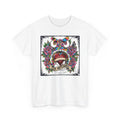 Gape Hearts and Roses Camo High Fashion Designer Unisex Heavy Cotton Tee BY GT