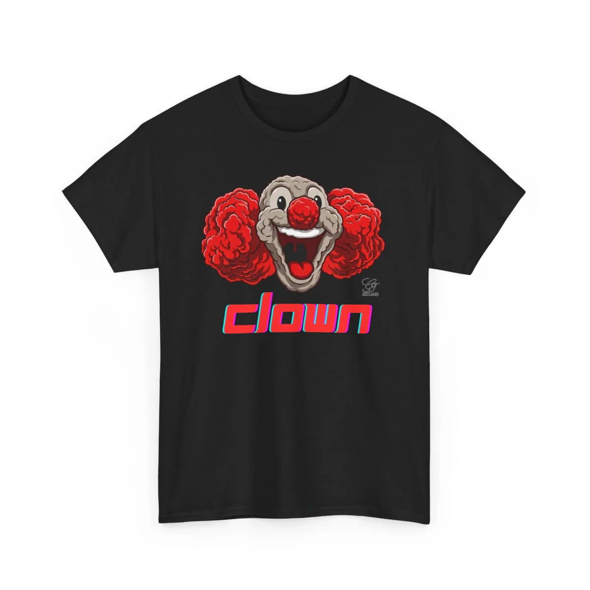 Clown Smoke Designer Style Unisex Heavy Cotton Tee by GT Artland