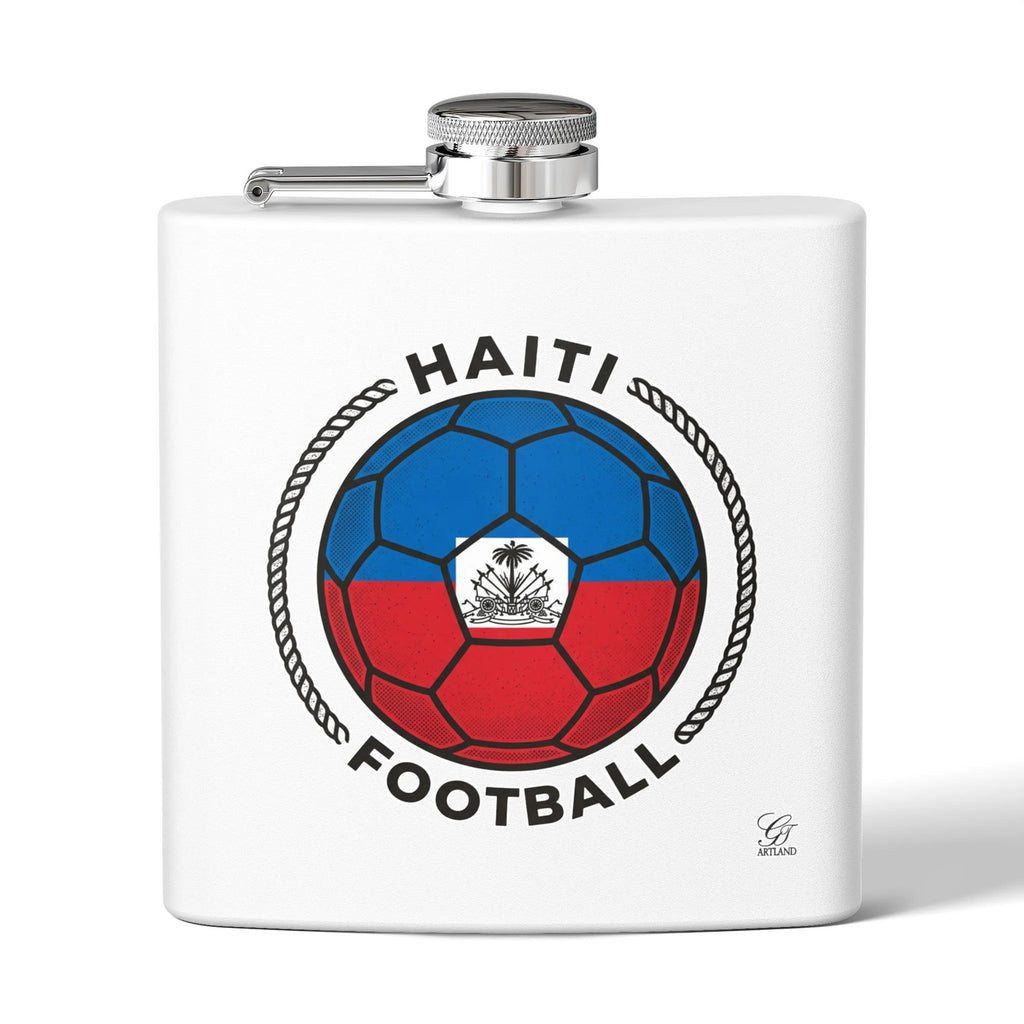Haitian Football 6oz Stainless Steel Soccer Ball Flask