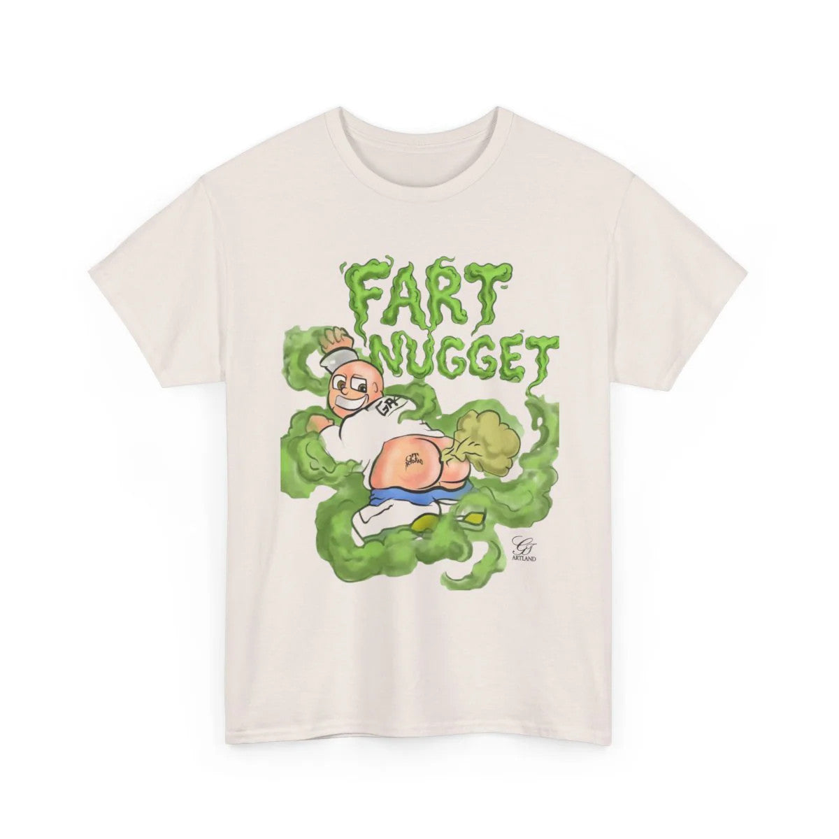 Fart Nugget Unisex Heavy Cotton Tee by GT Artland