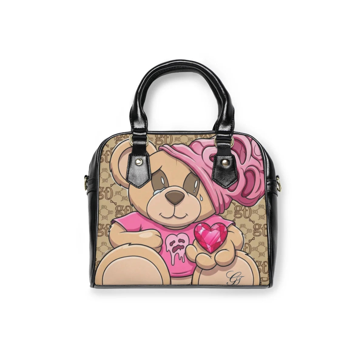Pink Goon Designer Teddy Bear Bag Shoulder Handbag by GT Artland