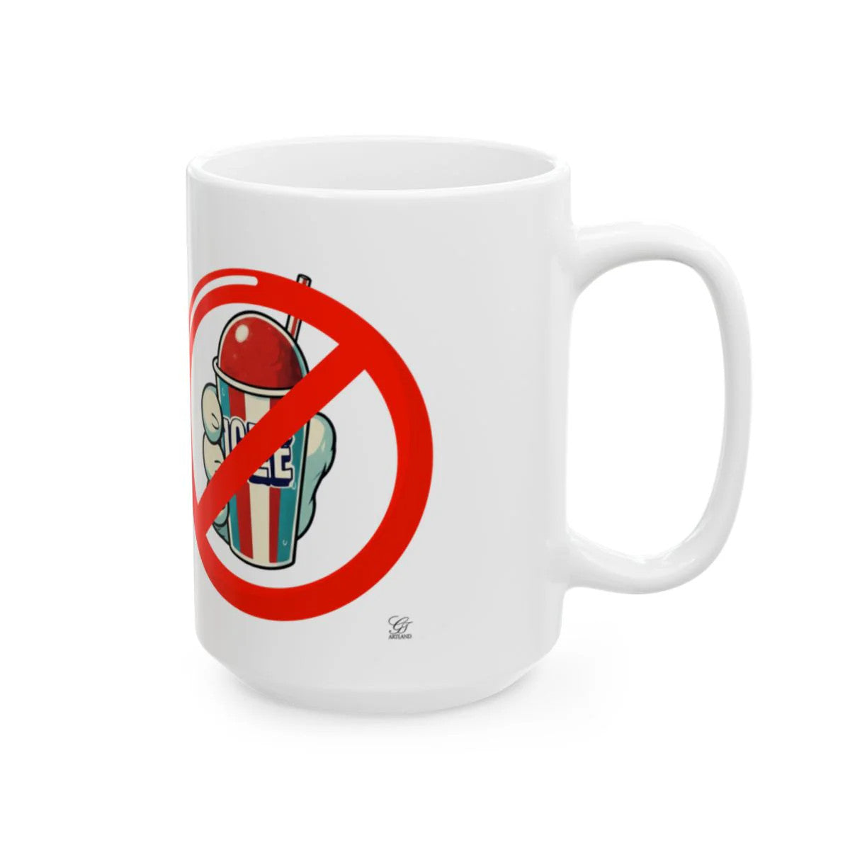 BANN ICE Ceramic Mug, (11oz, 15oz) by GT Artland