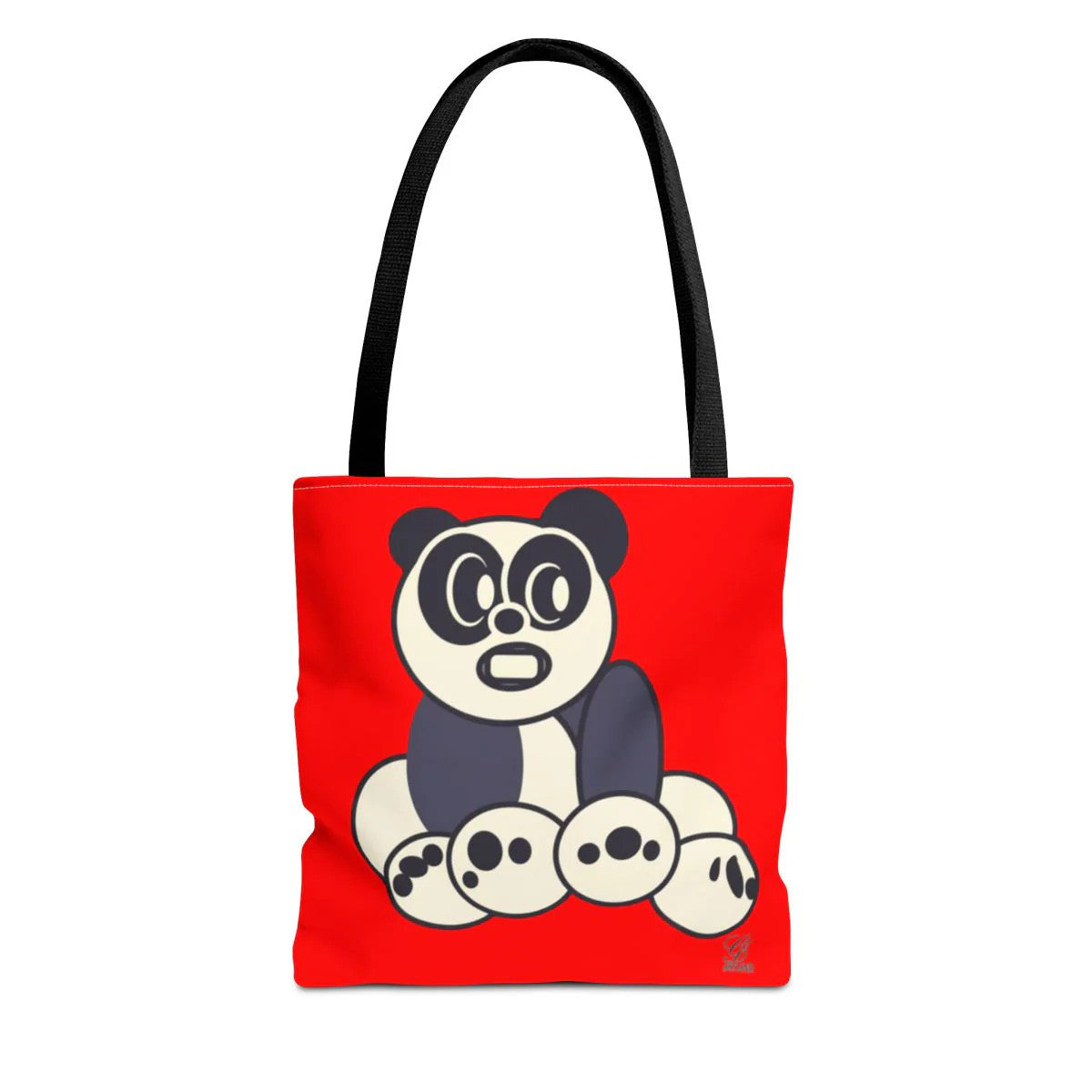 Urban Panda GT Red dye Designer Tote Bag Designer | All-Over Print by GT Artland
