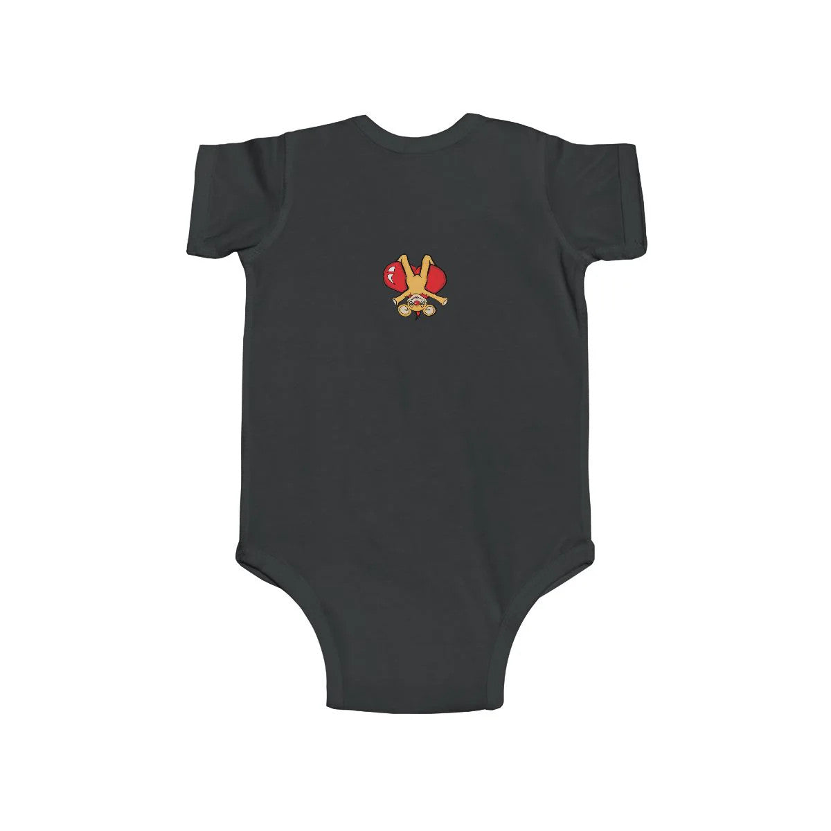 Cute Upside Down Droopy Bear Infant Fine Jersey Bodysuit by GT Artland