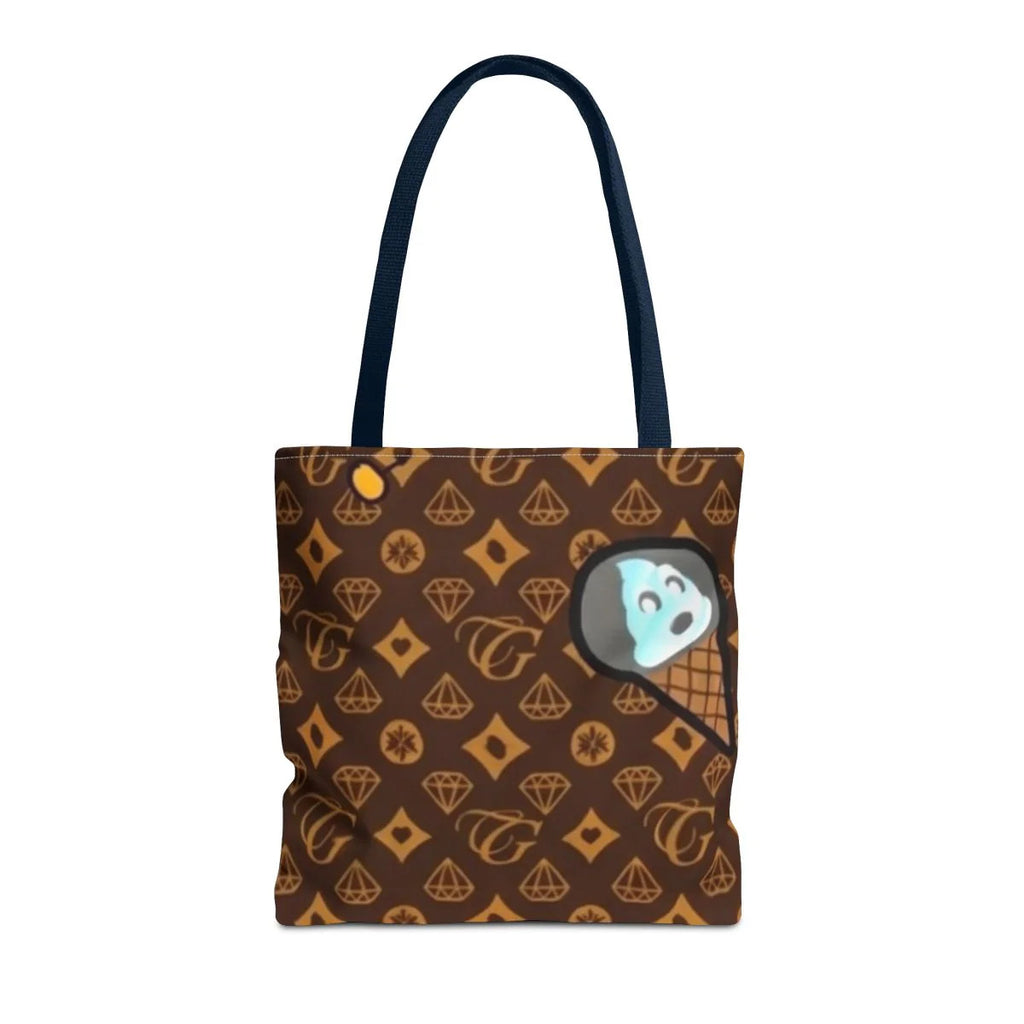 Designer Ice Cream Sandwich Luxury Tone Tote Bag by GT Artland