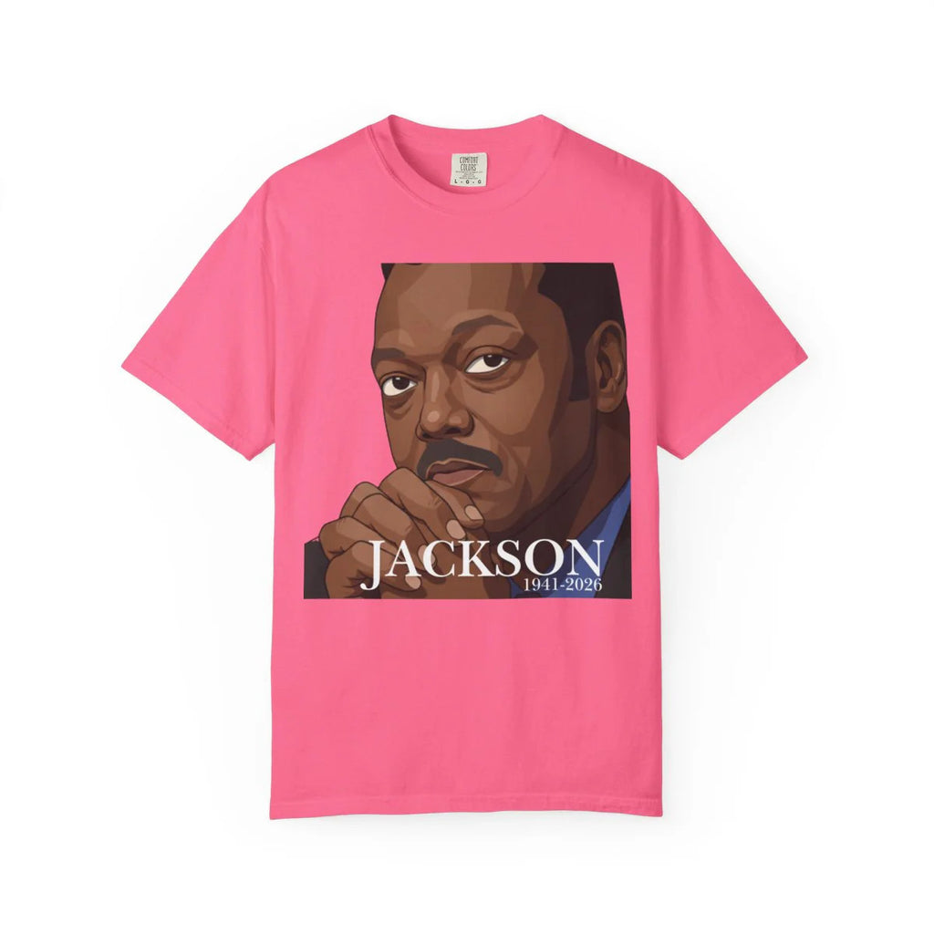 Jesse Jackson Memorial Unisex Garment-Dyed T-shirt by GT Artland
