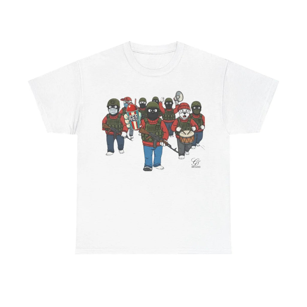 ICE Protesting Unisex Heavy Cotton Tee BY GT ARTLAND