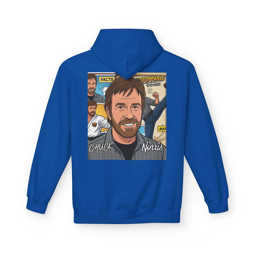 Chuck Norris Portrait Hoodie | Martial Arts Comic Illustration by GT Artland