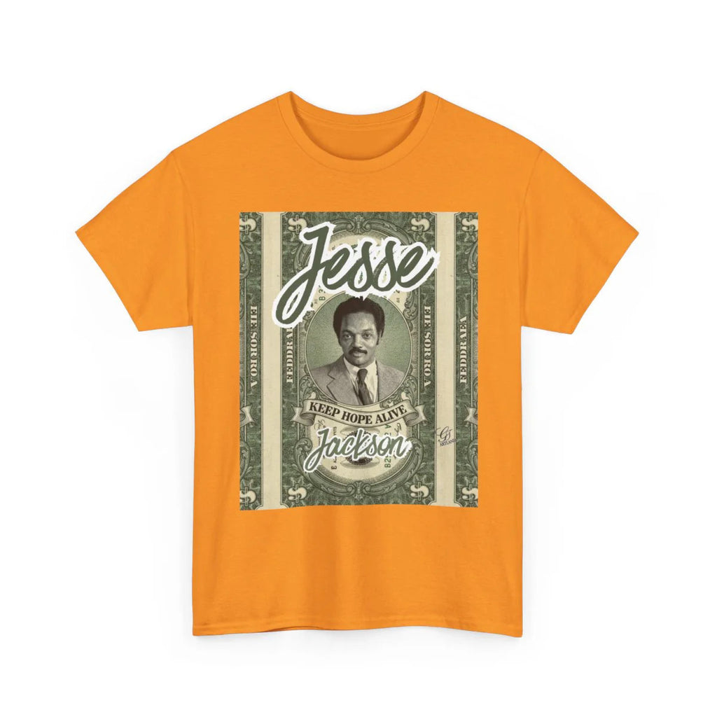 Jesse Jackson Dolla Billin Designer Gear Unisex Heavy Cotton Tee by GT Artland