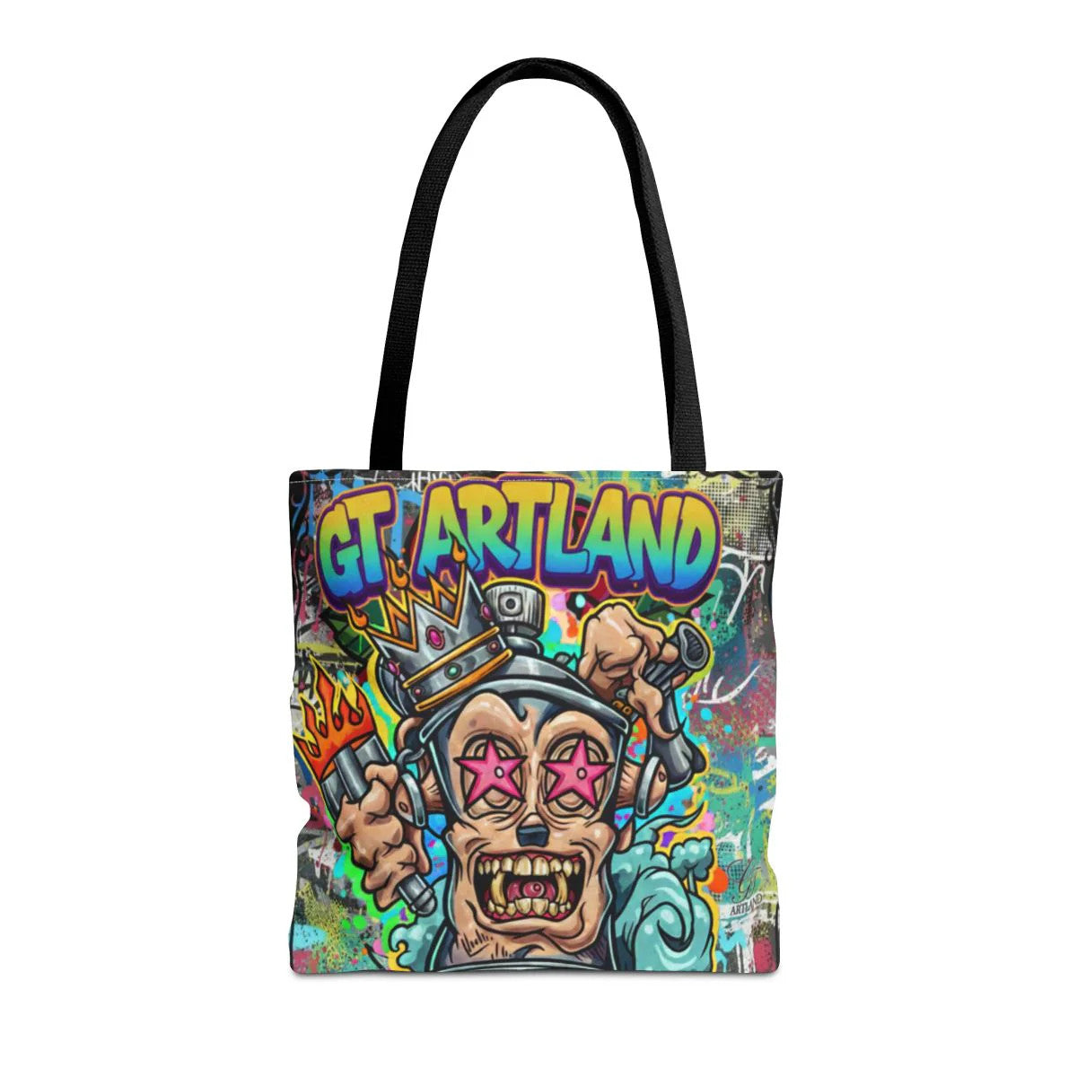 Spray Can King Art God Designer Tote Bag Designer | All-Over Print by GT Artland