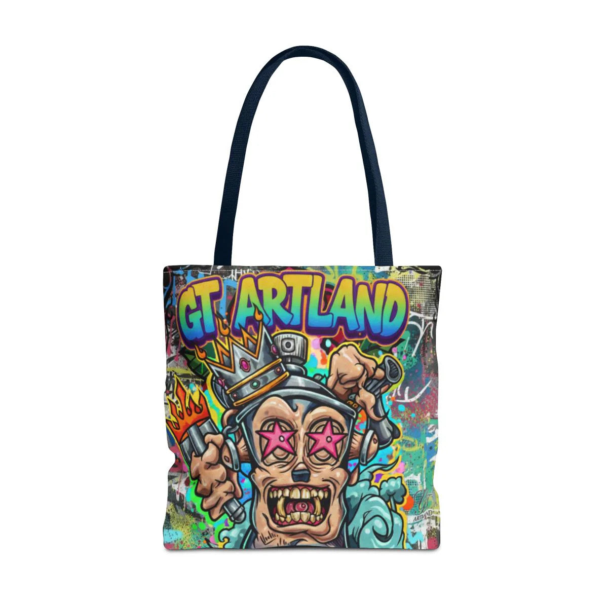Spray Can King Art God Designer Tote Bag Designer | All-Over Print by GT Artland