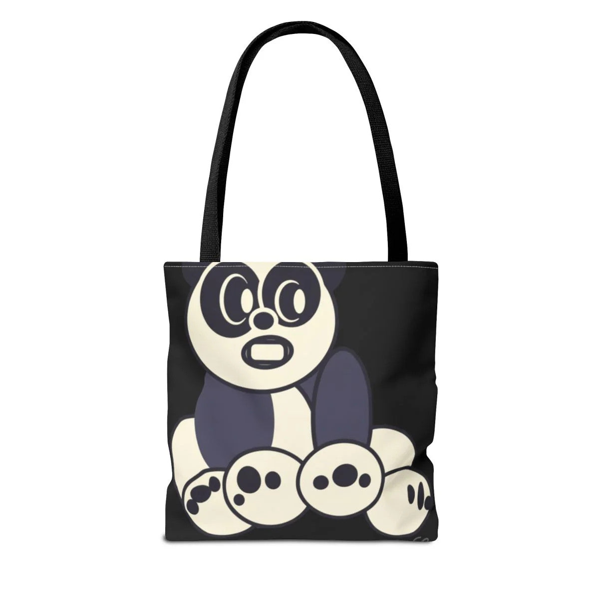 Urban Panda GT Blackout Designer Tote Bag Designer | All-Over Print by GT