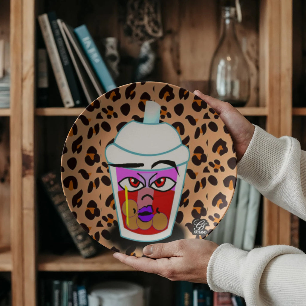 Bubble Tea GT #10 10” Plate by GT Artland