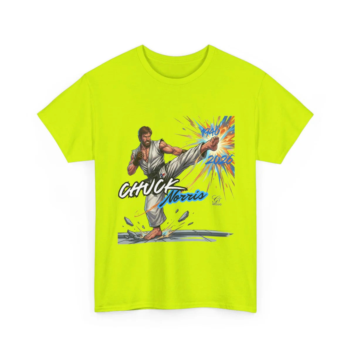 Chuck Norris Karate Street Fight Anime URBAN GRAPHIC Designer Unisex Heavy