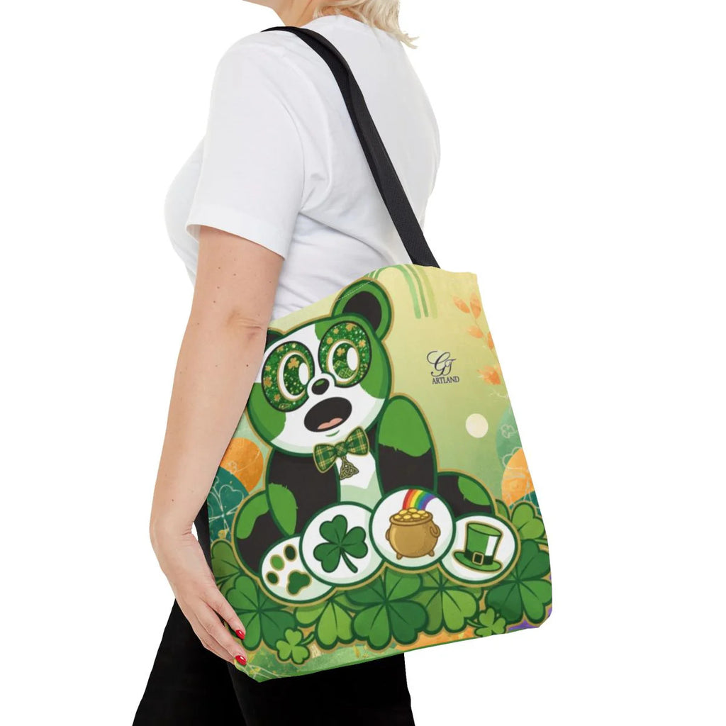 Irish Panda Urban Swag Designer Tote Bag by GT Artland