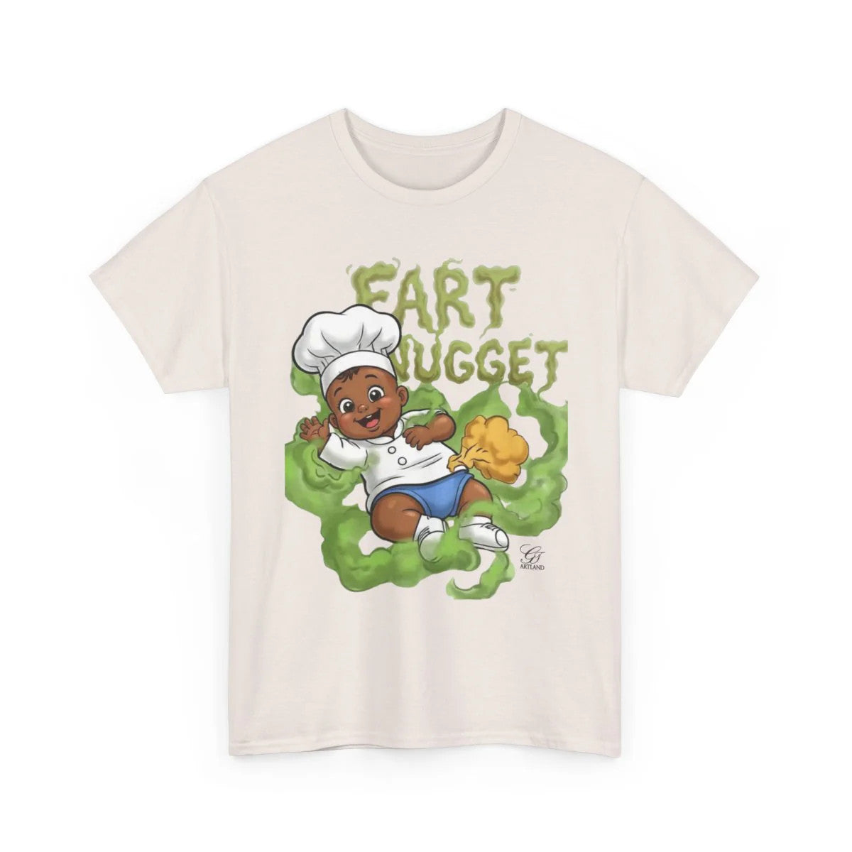 Fart Nugget Baby Unisex Heavy Cotton Tee by GT Artland