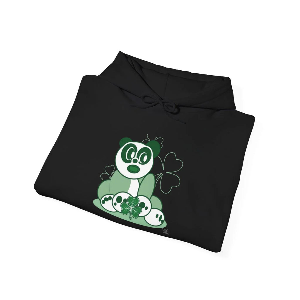 Green PAnda Urban Style Shamrock St PAtricks Theme Unisex Heavy Blend™ Hooded