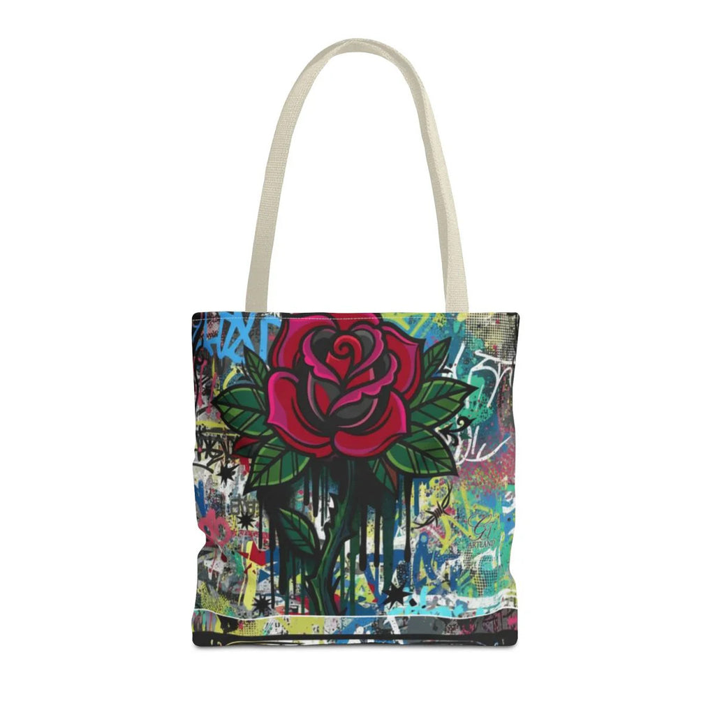 Dripping Heart Graffiti Swag Love Drip Designer Tattoo Rose Splash Tote Bag