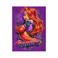 Rabbit Femme Fatale Blanket | Velveteen Microfiber Blanket by GT Artland