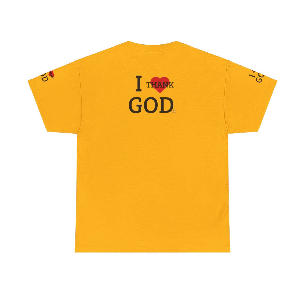 I Thank God Unisex Heavy Cotton Tee by GT Artland