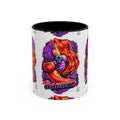 Pinup Redhead Vixen with Gun Rabbit Mug | Accent Coffee Mug 11oz 15oz by GT