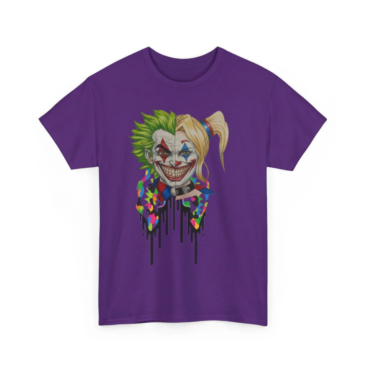 Joker n harley 2 face gape drip designer Unisex Heavy Cotton Tee BY GT ARTLAND