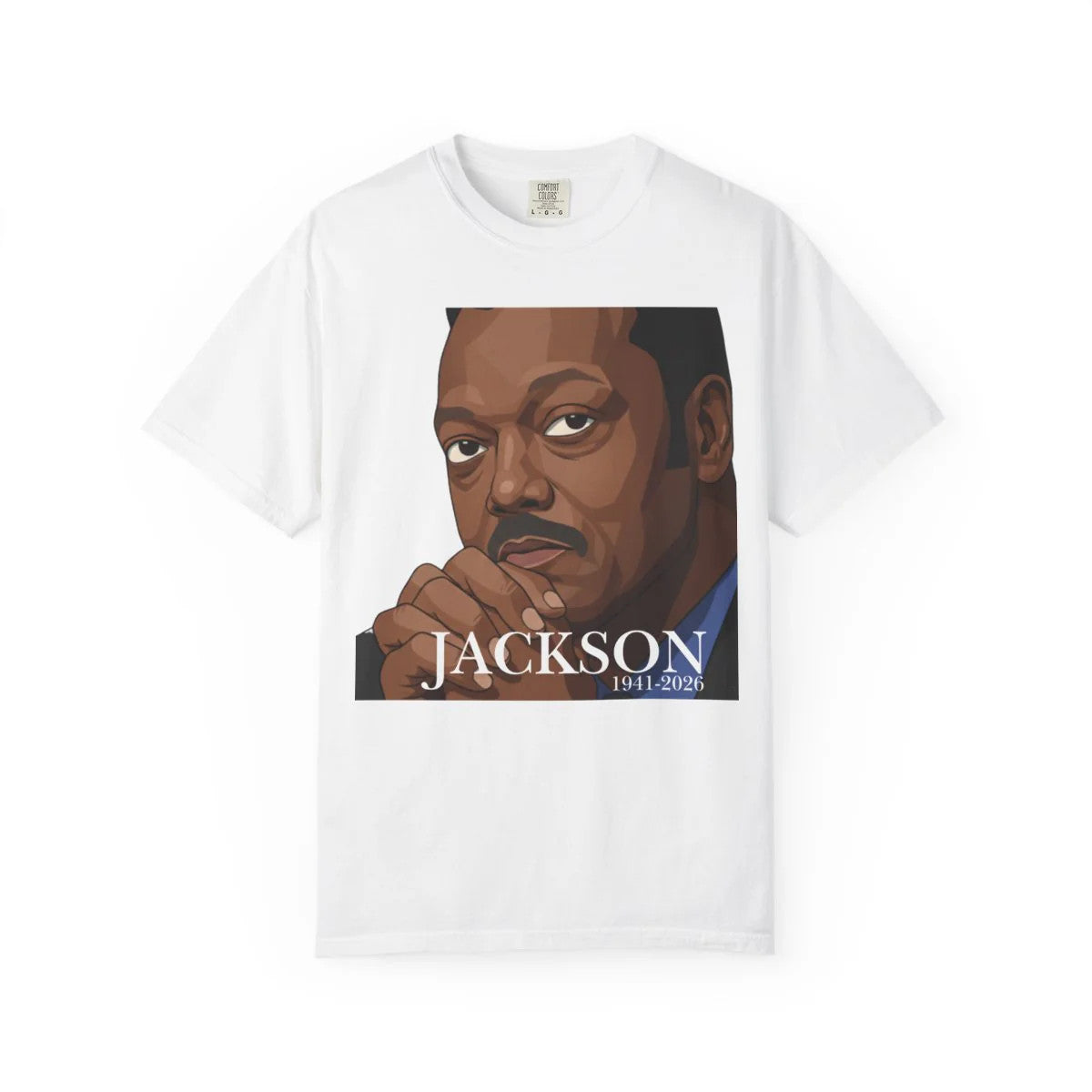 Jesse Jackson Memorial Unisex Garment-Dyed T-shirt by GT Artland
