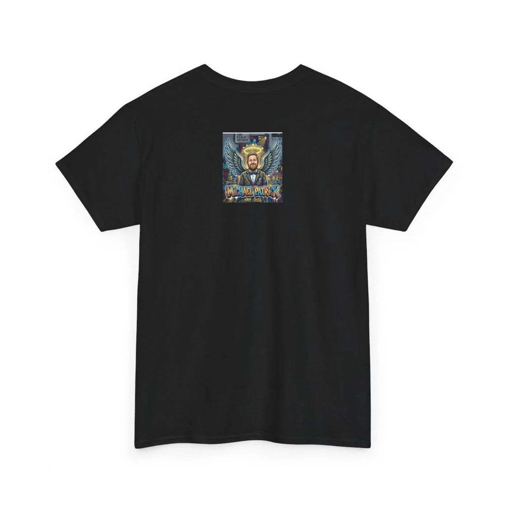 Michael Patrick Tribute Urban Angel Style Designer Unisex Heavy Cotton Tee by