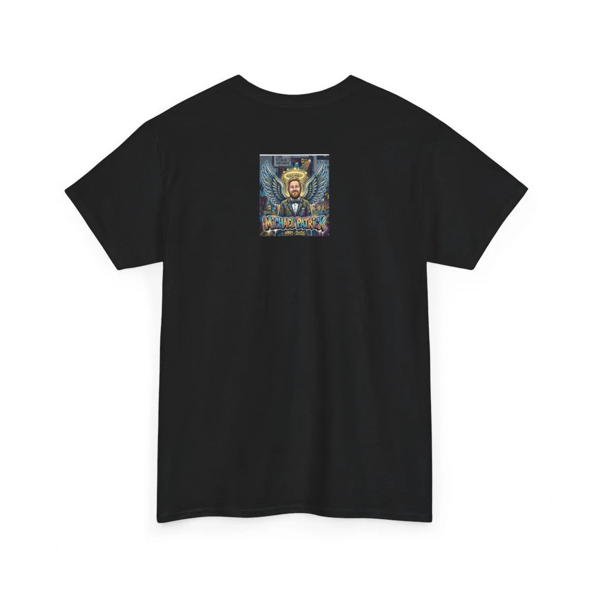 Michael Patrick Tribute Urban Angel Style Designer Unisex Heavy Cotton Tee by