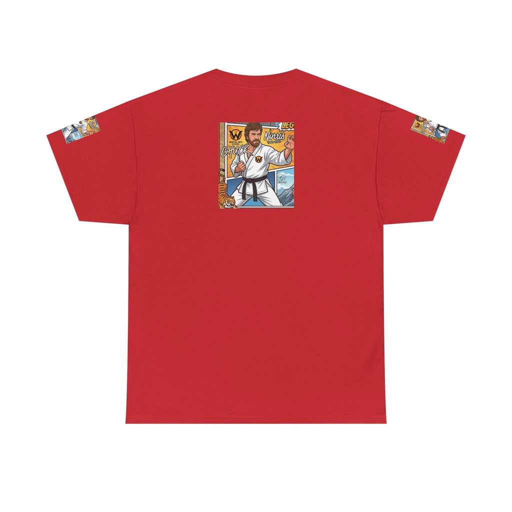 Chuck Norris Legend Karate Master Illustration Tee | Martial Arts Graphic