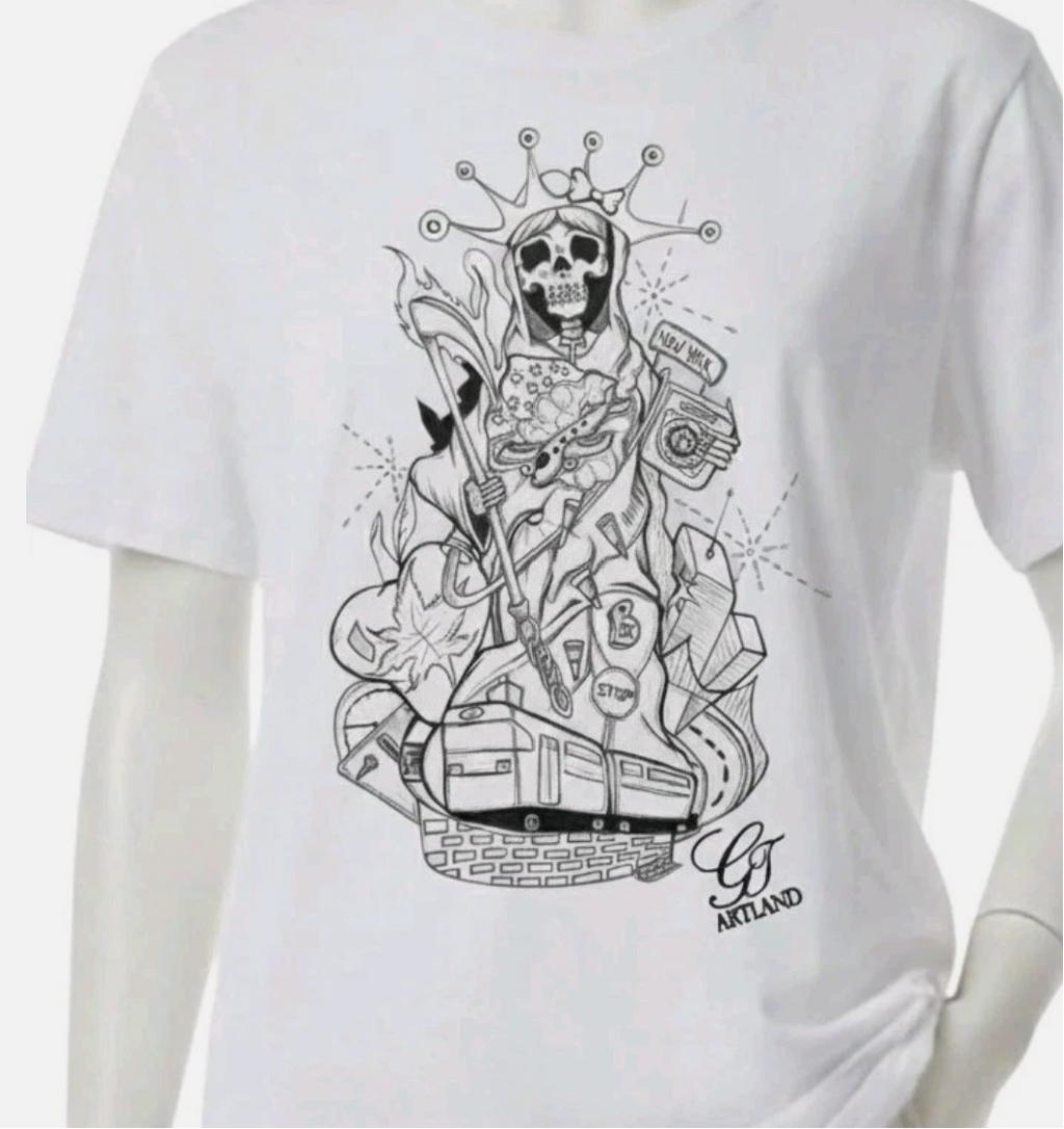Statue of Imprisonment Art Collection Print Shirt Hat signed by GT Artland