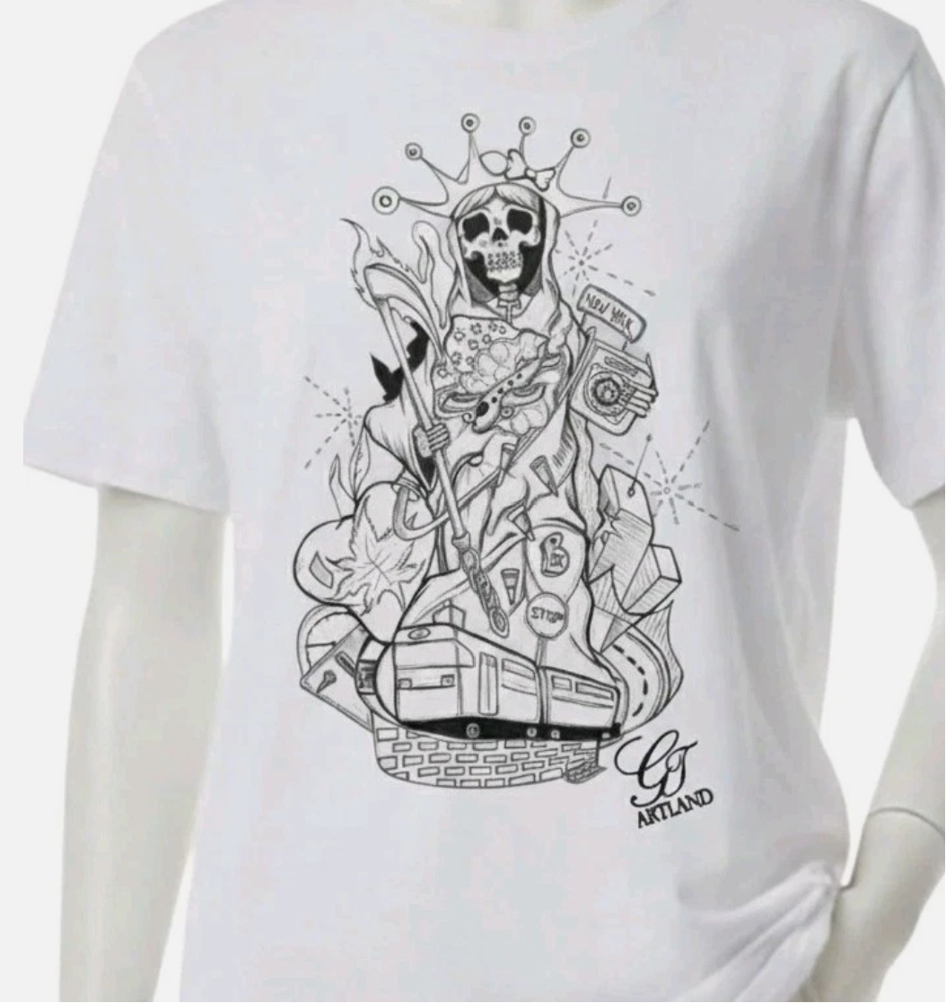 Statue of Imprisonment Art Collection Print Shirt Hat signed by GT Artland