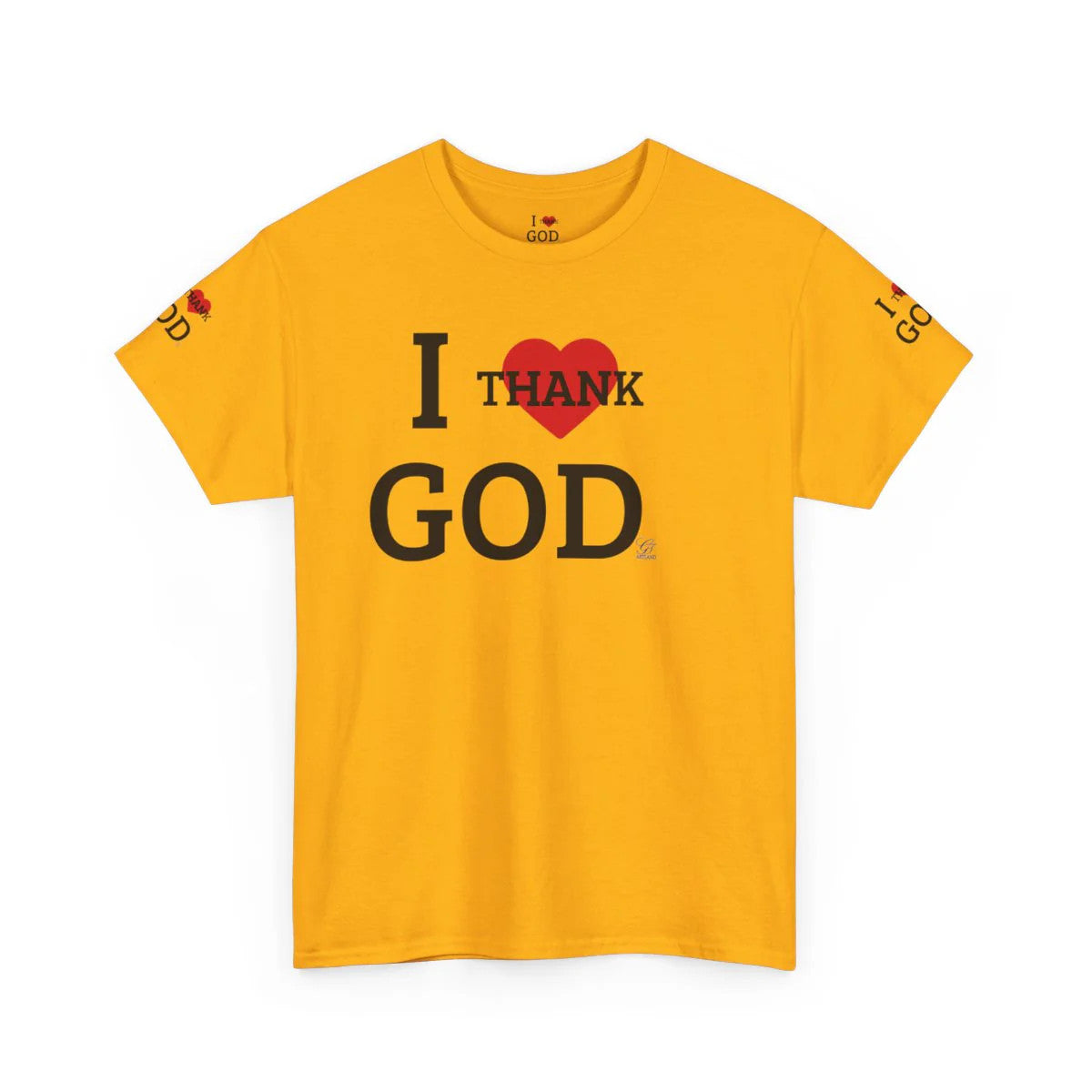 I Thank God Unisex Heavy Cotton Tee by GT Artland