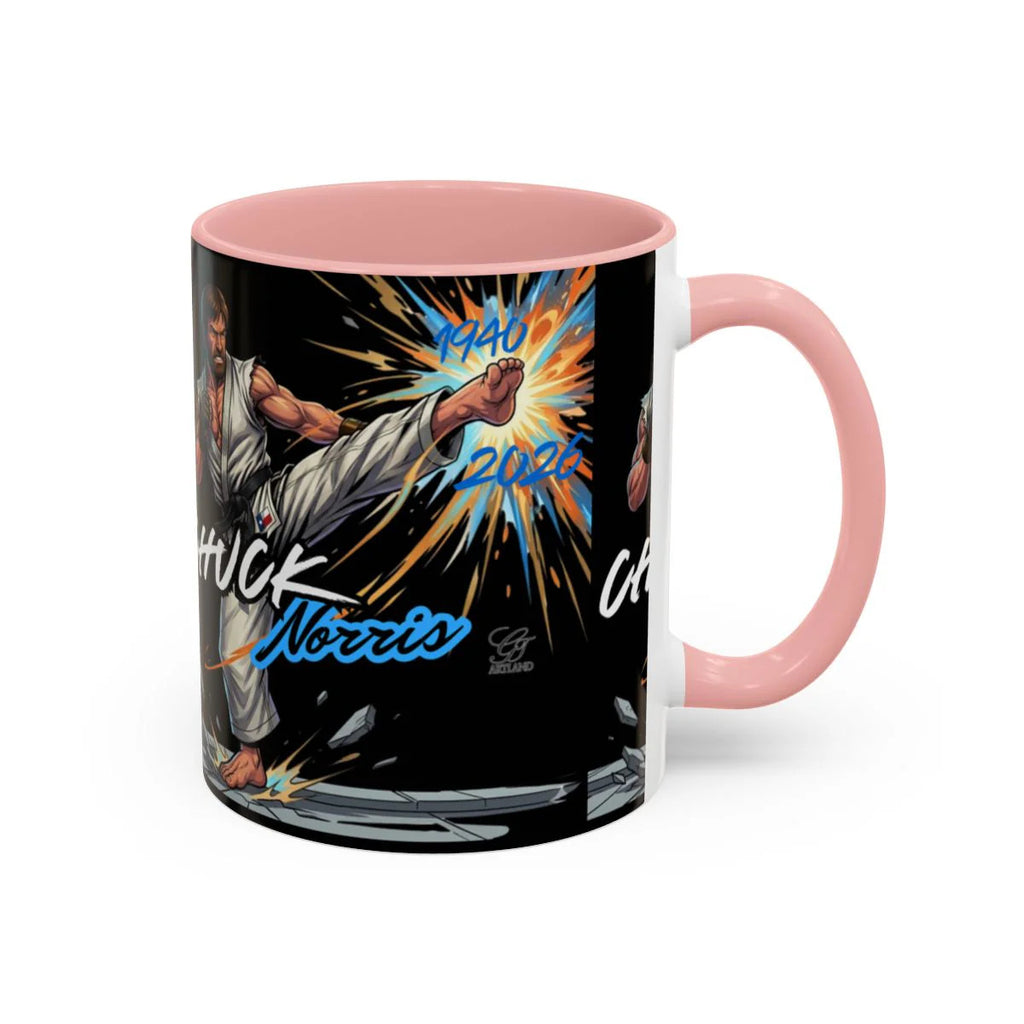 Chuck Norris Kick Poster Accent Coffee Mug (11, 15oz) by GT artland