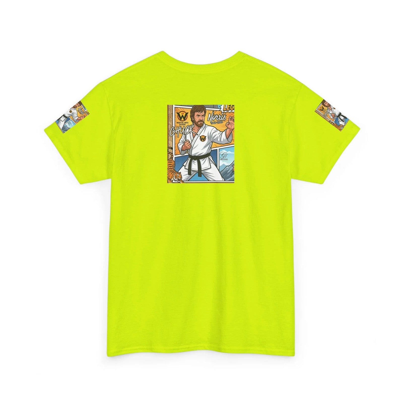 Chuck Norris Legend Karate Master Illustration Tee | Martial Arts Graphic