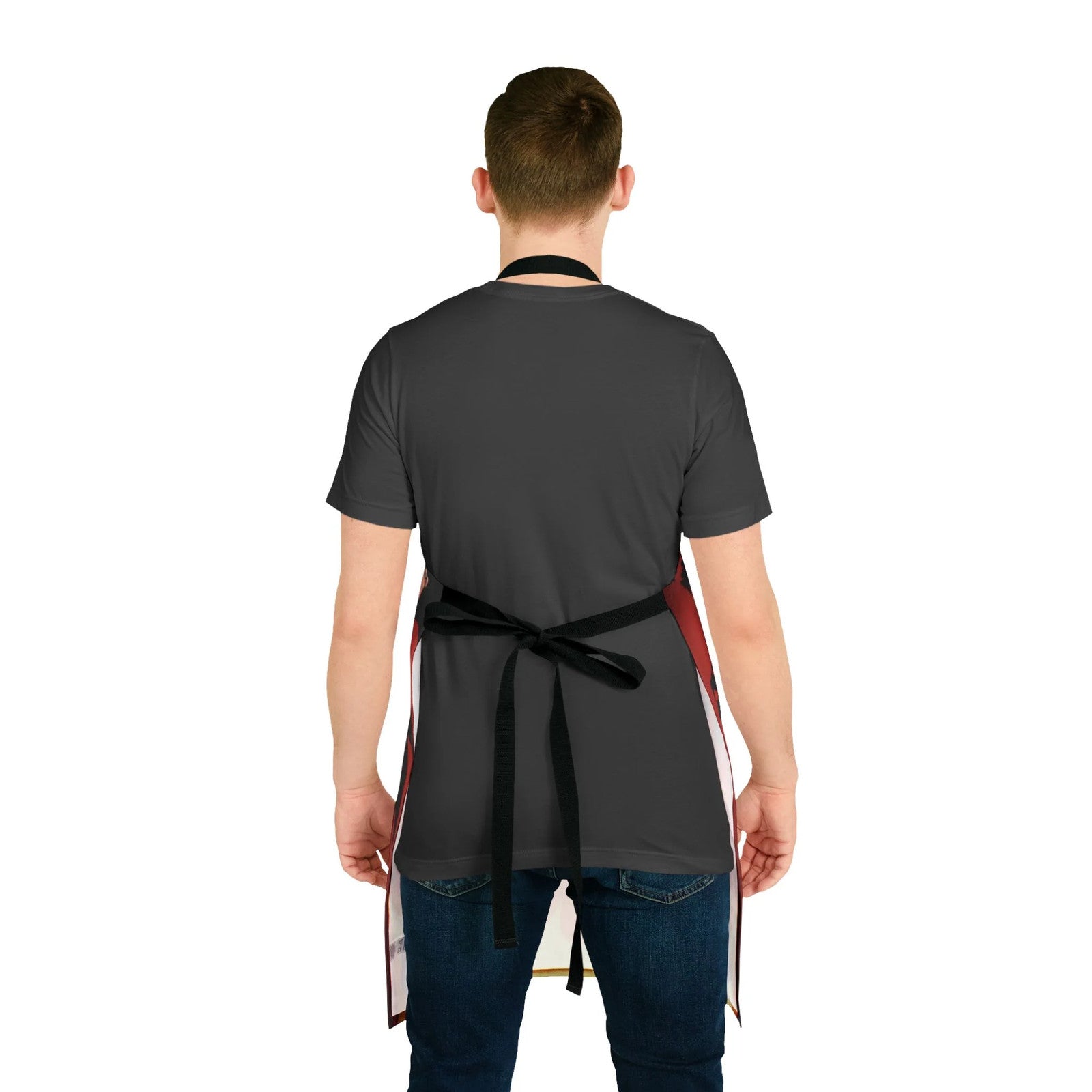 Martial Artist Chuck Norris in Flames Apron | Fire Karate Chef Apron by GT