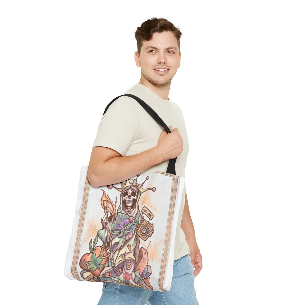 Statue of Injustice Designer Tote Bag by GT Artland
