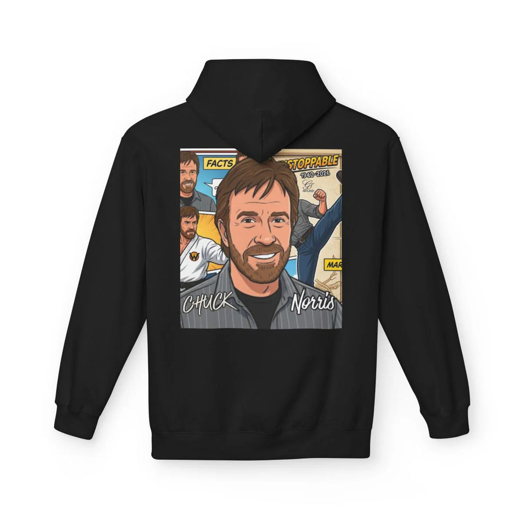 Chuck Norris Urban Toon Elite Designer Unisex Midweight Softstyle Fleece Hoodie