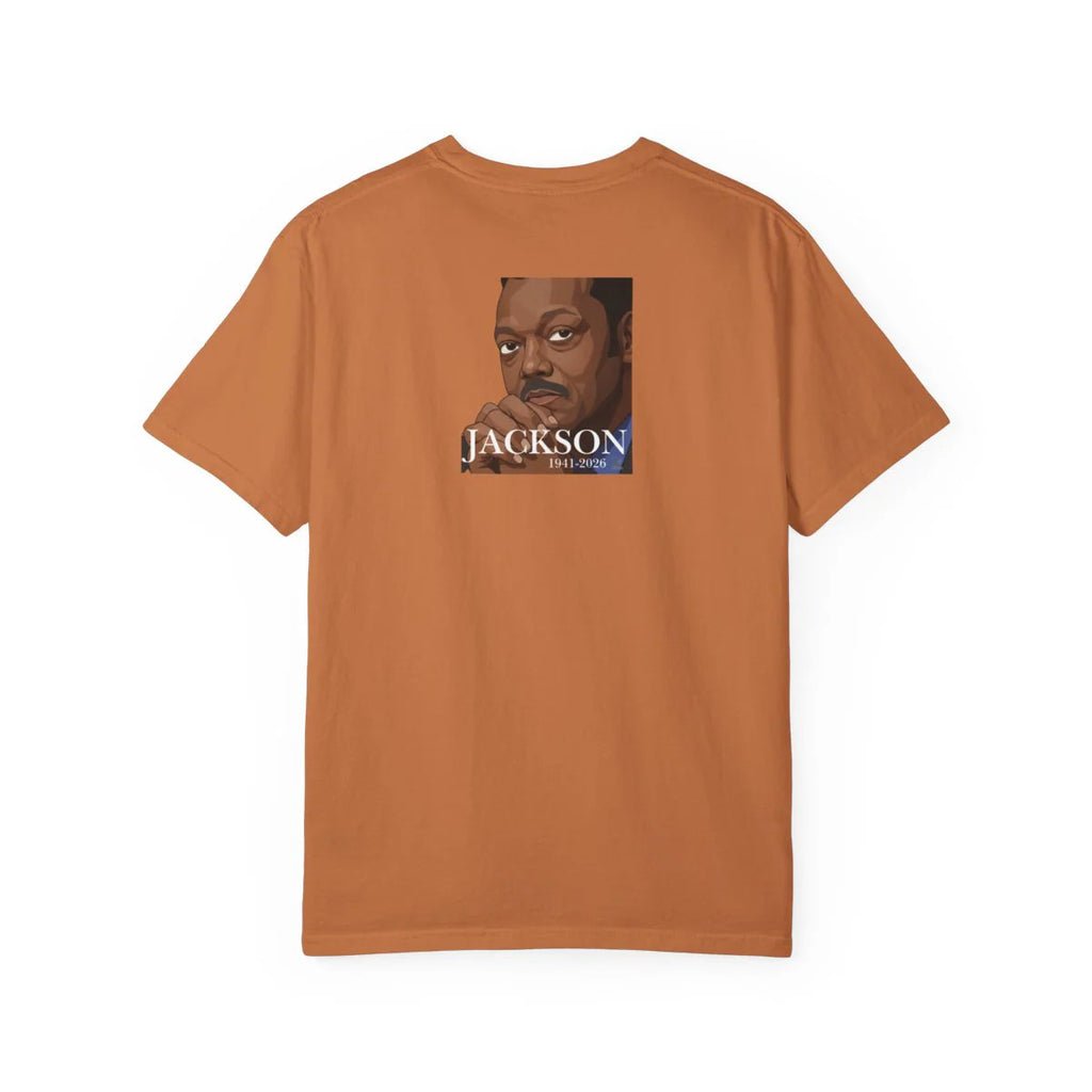 Jesse Jackson Memorial Unisex Garment-Dyed T-shirt by GT Artland