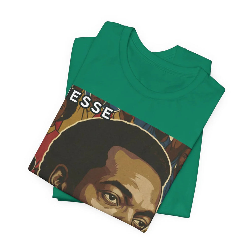 Historical Jesse Jackson Legacy Tribute with Titled 1941-2026 Afro Style Unisex