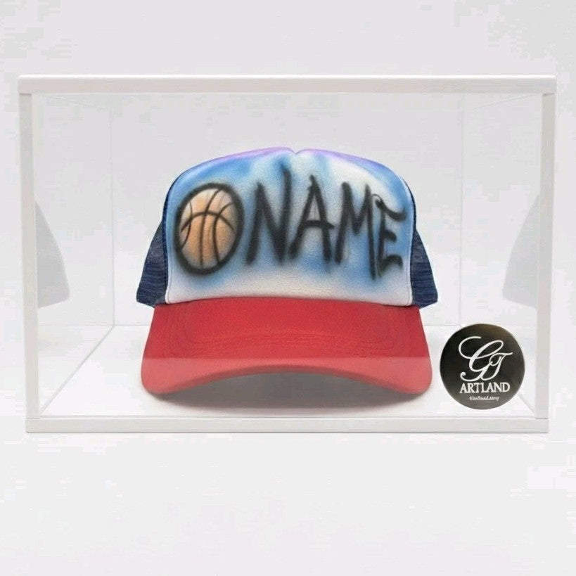 Custom Hat Sports Airbrush Balls With ANY NAME ANY COLORS Ball Random Hat Color 