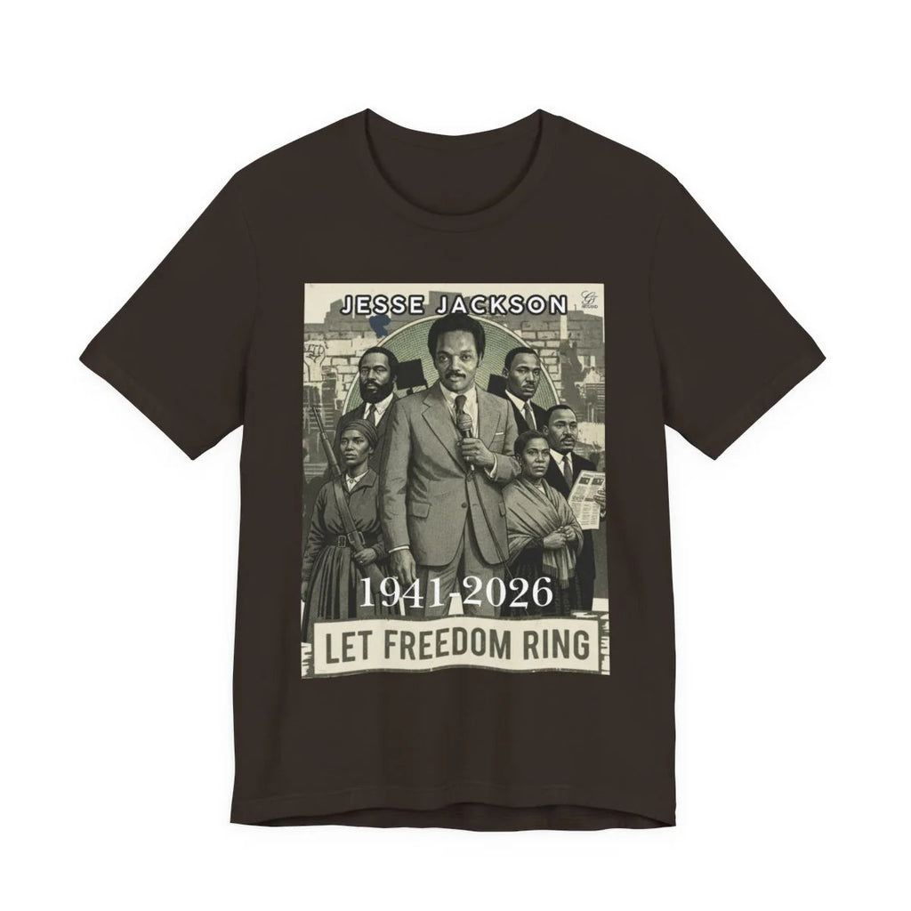 "LET FREEDOM RING" Historical Urban Toon Jesse Jackson Legacy Tribute 1941-2026