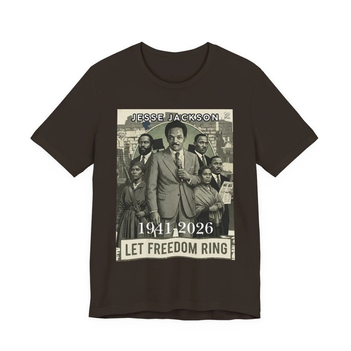 "LET FREEDOM RING" Historical Urban Toon Jesse Jackson Legacy Tribute 1941-2026