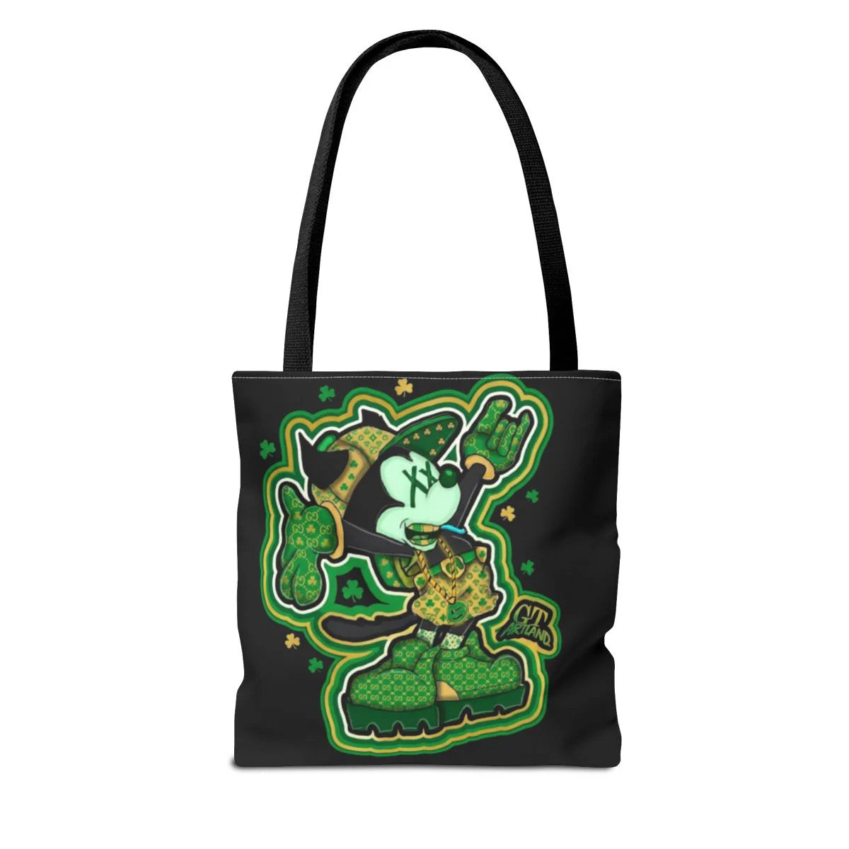 "Lucky Art" Urban Shamrock Designer Mickey Graffiti Splash St. Patrick Theme